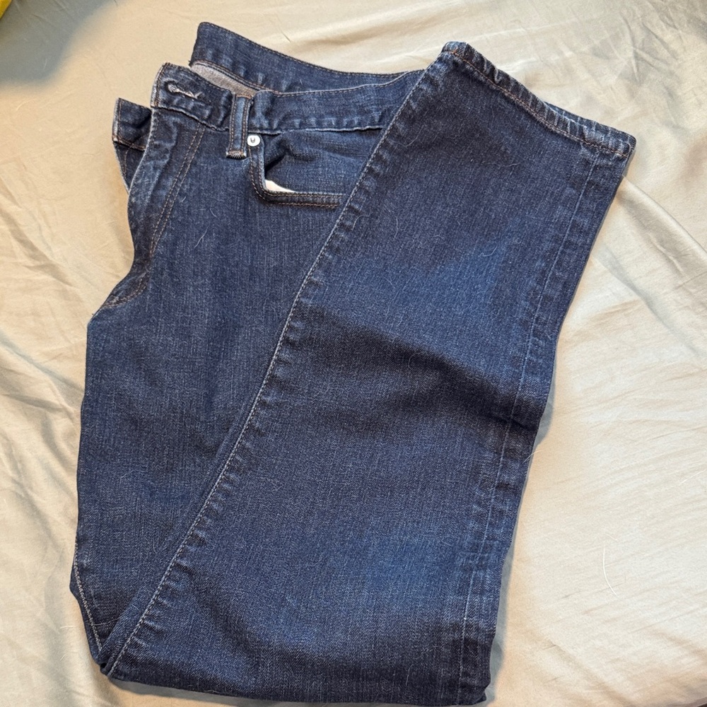GAP Dark Blue Athletic Fit Denim Jeans 30x30